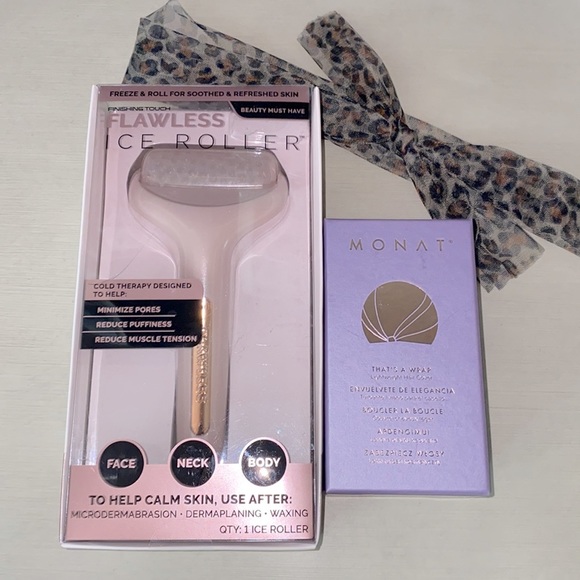 💕 Flawless ICE ROLLER & Satin Hair Cover Bundle - Picture 1 of 12